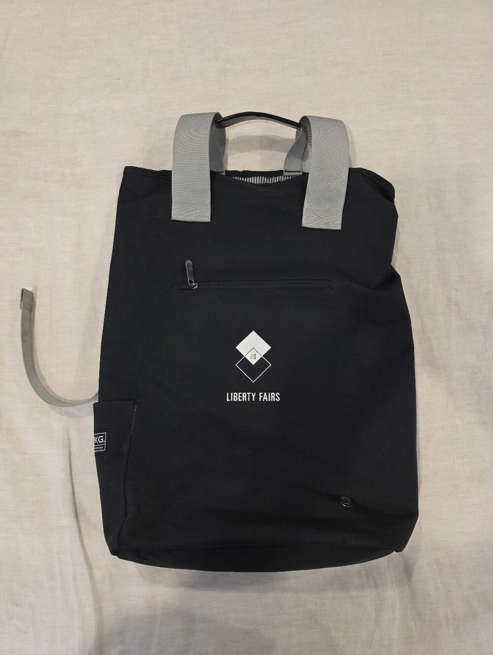 PKG Toronto x Liberty Fairs Black Convertible Backpack